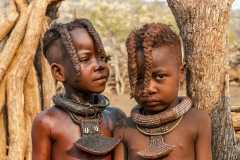 Himba Child Village near Okongwati Kaokoland Namibia