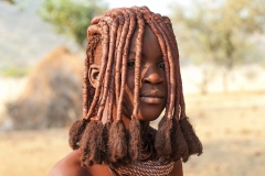 Himba Traditinal Haistyle Village near Okongwati Kaokoland Namibia