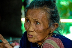 Old Woman in Pai near Chiang Rai