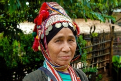 Akha Women Pai near Chiang Rai Thailand